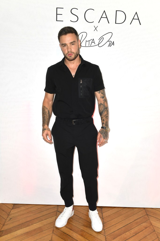 Liam Payne at Escada x Rita Ora's Capsule Launch.