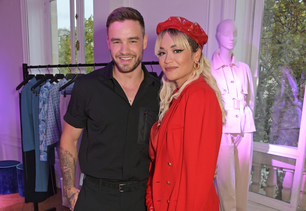 Liam Payne and Rita Ora during Paris Fashion Week in 2019.