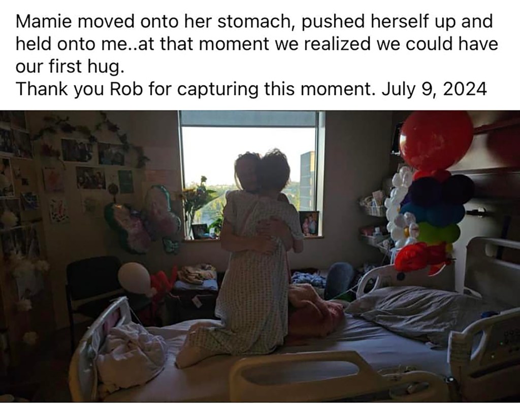 Mamie Laverock's "miracle birthday" in July.