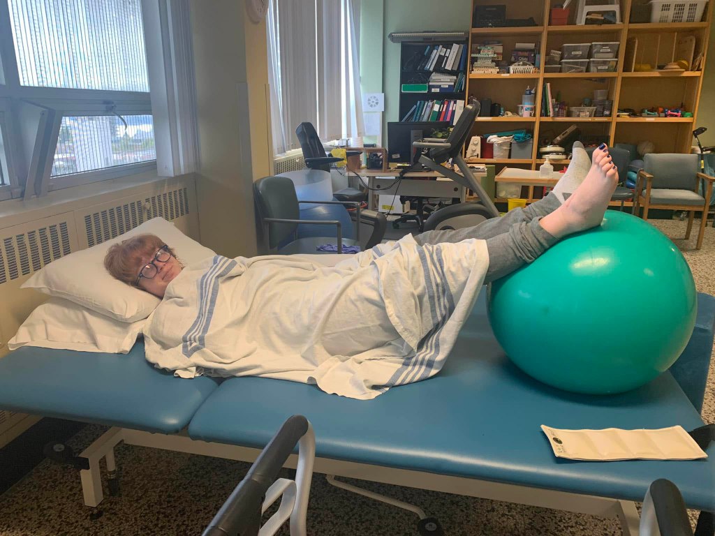 Mamie Laverock is still recovering.