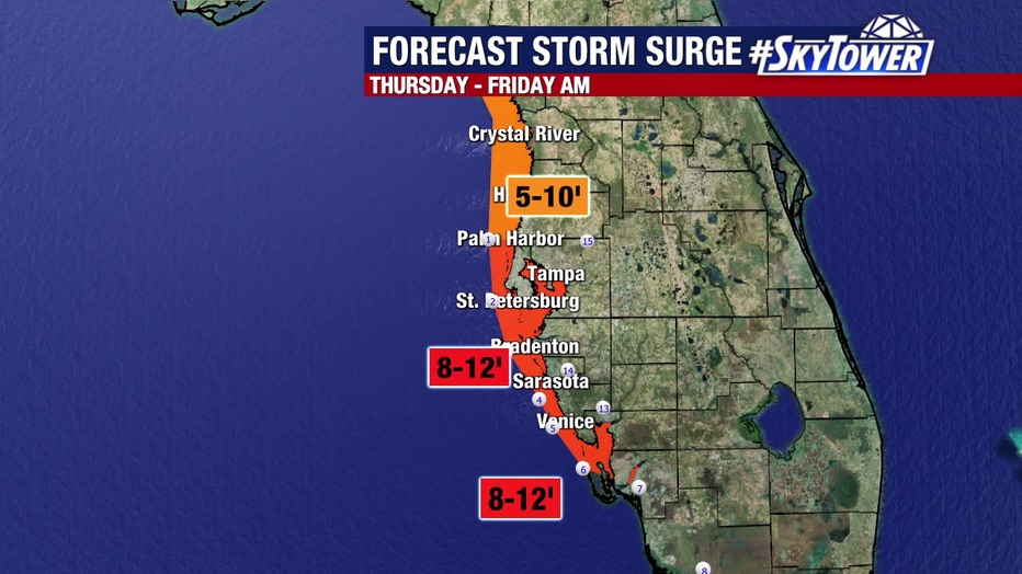 With the latest advisory from the NHC, Milton is forecast to continue to rapidly intensify, reaching Category 4 strength by Tuesday before slightly weakening ahead of landfall in Florida on Wednesday. 