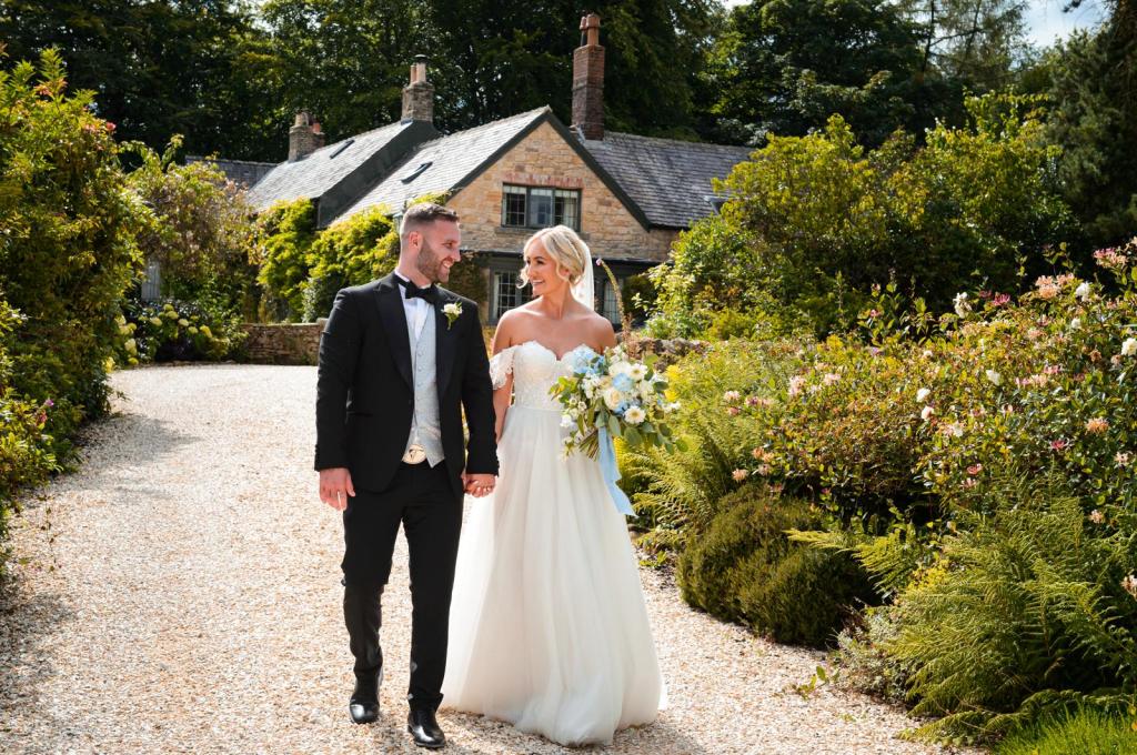 Karl and Charlotte on their wedding day.