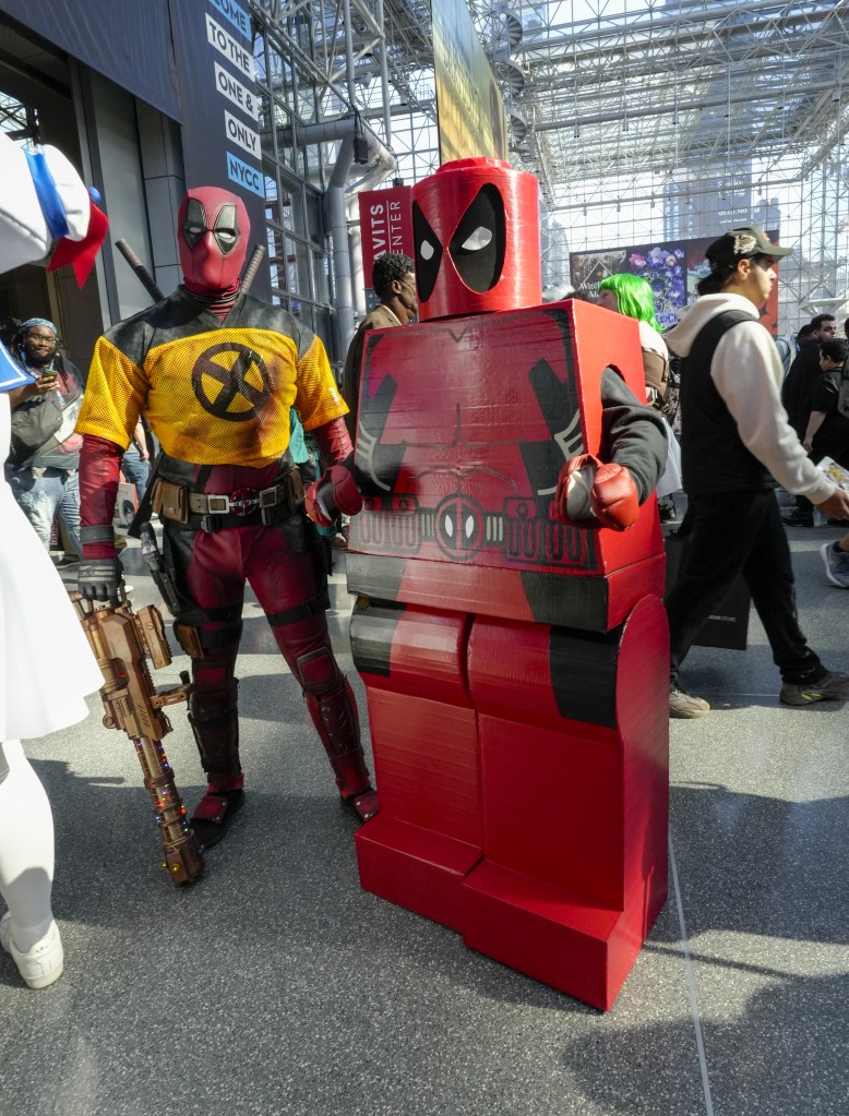 A cosplayer at the New York Comic Con 2024.