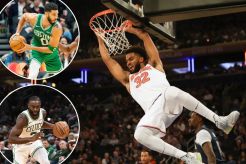 knicks celtics chase KAT warning