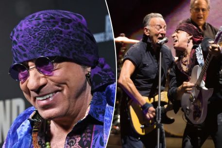 Photos of Stevie Van Zandt and Bruce Springsteen