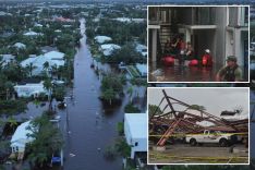 Hurricane Milton's devastating aftermath on Florida's coastal cities: photos