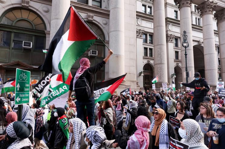 pro-Palestinian march