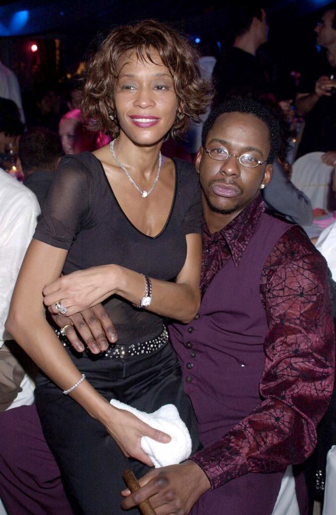 Whitney Houston and Bobby Brown.