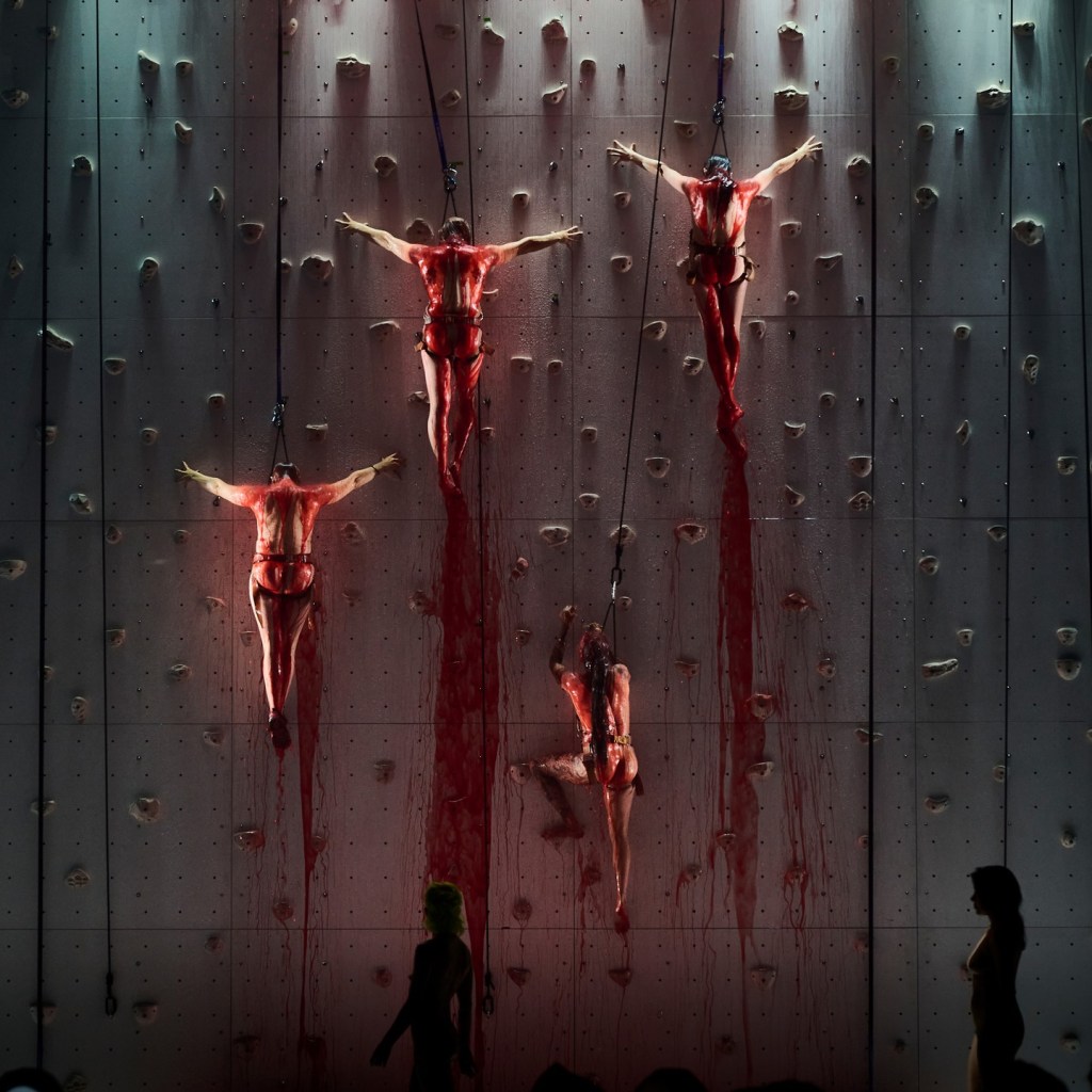 A preview image promoting the opera Sancta Susanna at Stuttgart Opera in Austria. 