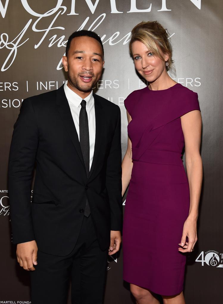 John Legend and Ty Stiklorius at the T.J. Martell Foundation's Women Of Influence Los Angeles event in May 2015