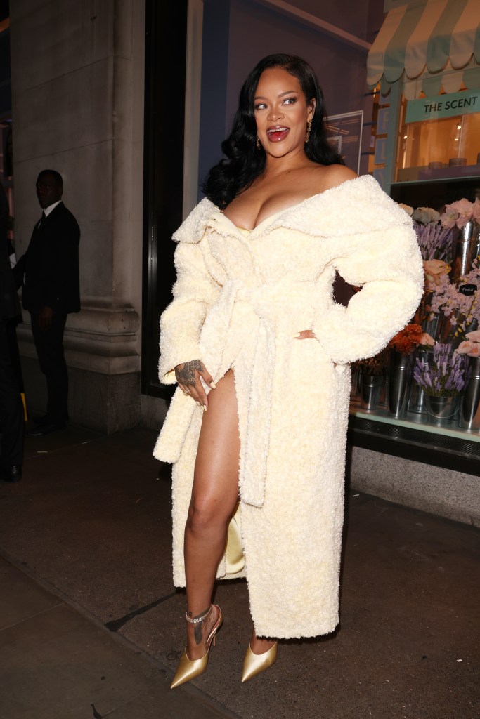 Rihanna, 36,  at the Launch of Fenty Hair at Selfridges on September 16, 2024 in London, England. 