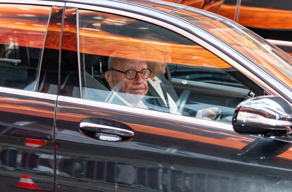 Rupert Murdoch, chairman emeritus of News Corp, is pictured above in Manhattan on Oct. 8, 2024.