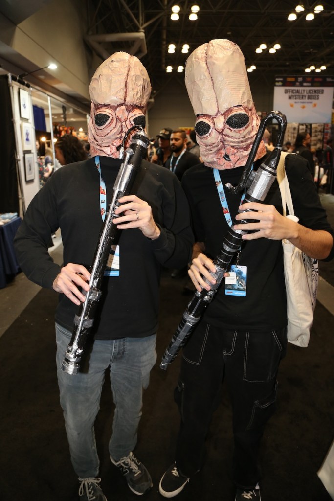 A cosplayer at the New York Comic Con 2024.