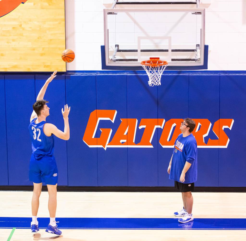 Olivier Rioux has started his freshman year at Florida.