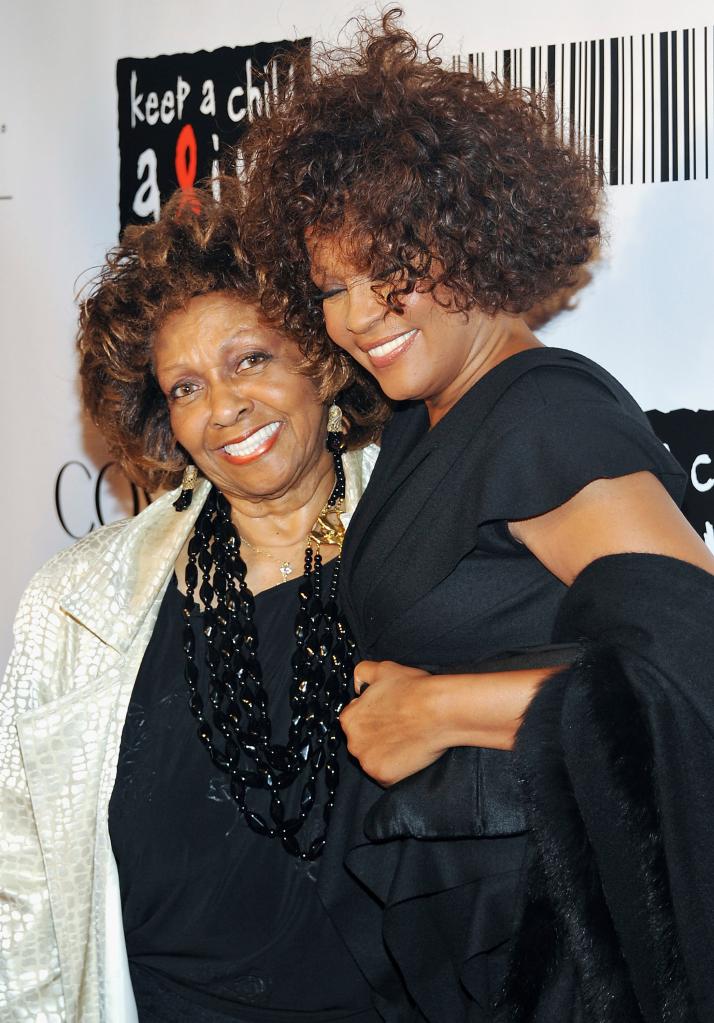 Singers Cissy Houston, left, and her daughter Whitney Houston appear at the "Keep A Child Alive Black Ball" in New York on Sept. 30, 2010.