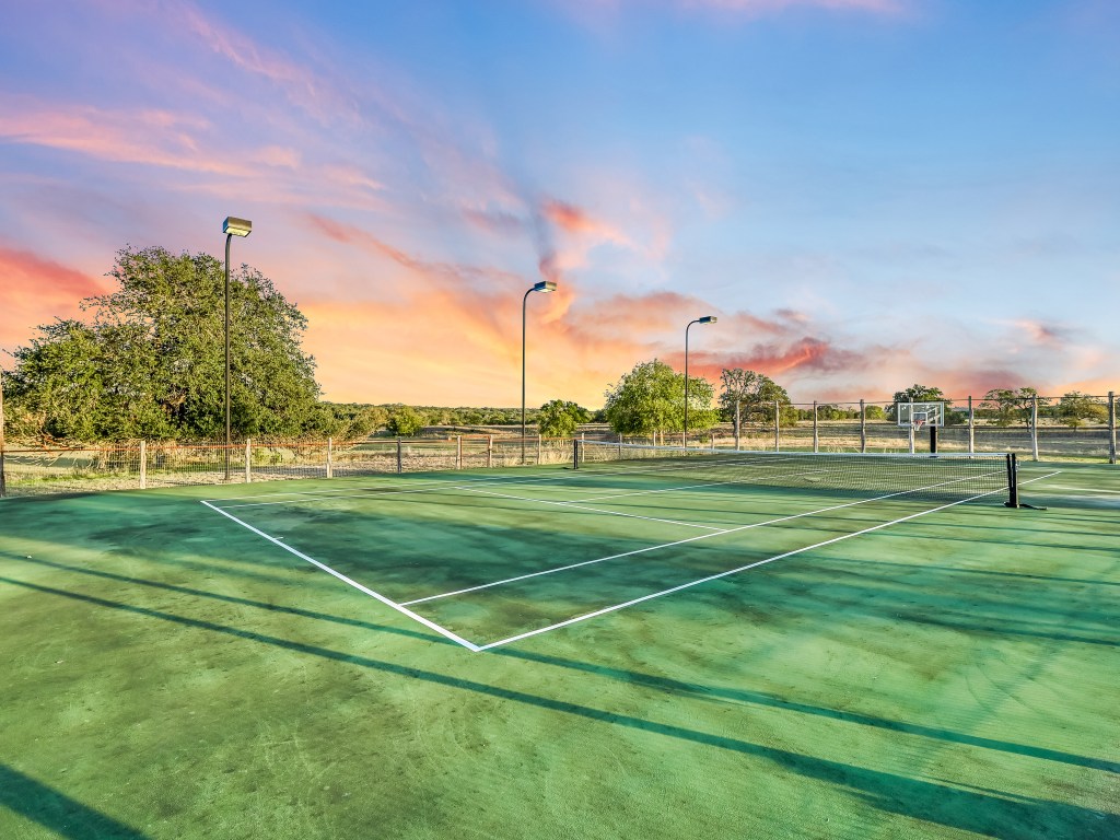 Tennis court.