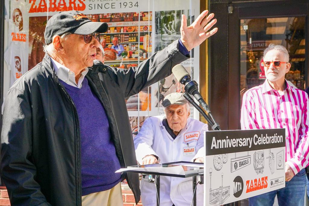 Stanley Zabar noted that his father purposefully started his store near a subway stop.