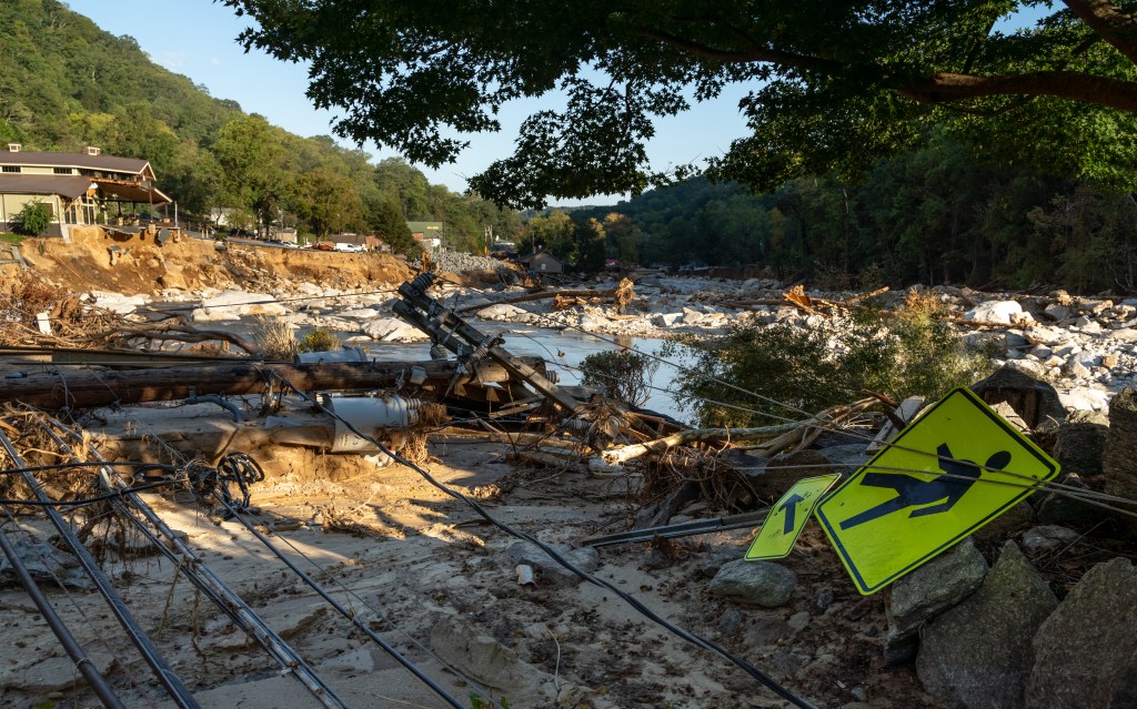 Residents of Chimney Rock and the nearby communities don't know when things will return to normal 