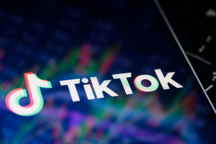 TikTok app interface