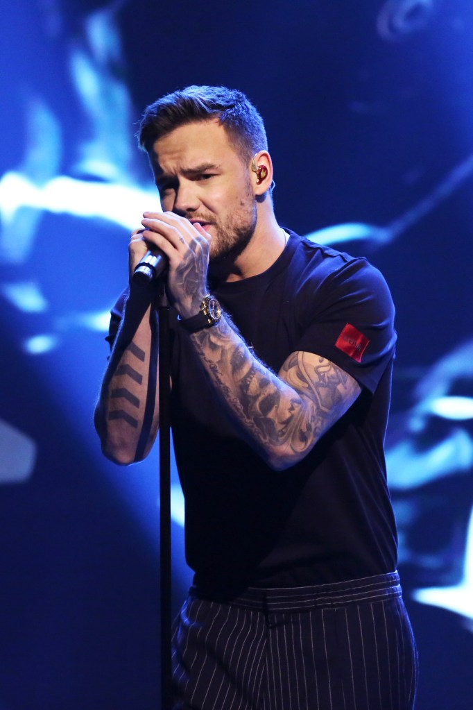 Liam Payne performing on "The Tonight Show Starring Jimmy Fallon" in 2019.