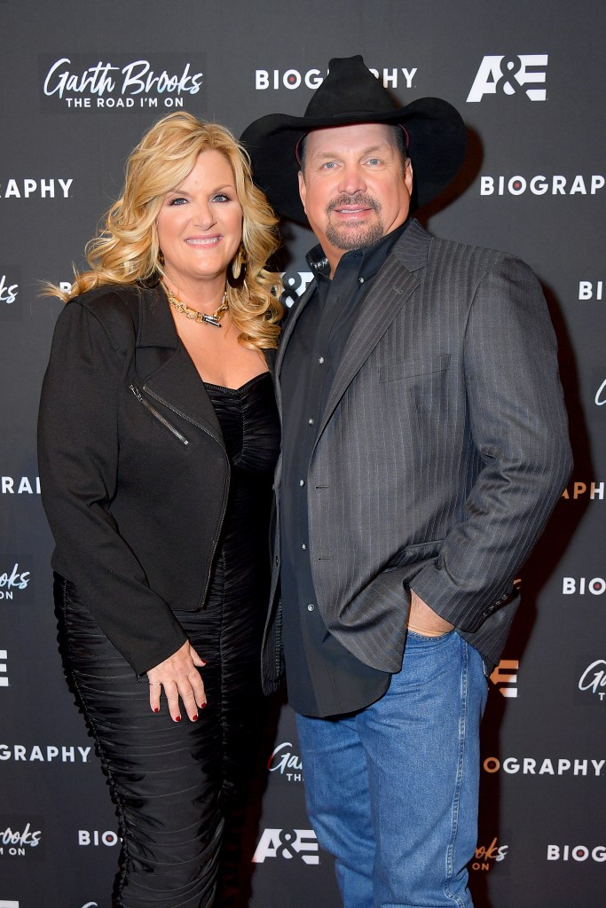 Trisha Yearwood and Garth Brooks attend the "Garth Brooks: The Road I'm On" Biography Celebration at The Bowery Hotel on November 18, 2019 in New York City.