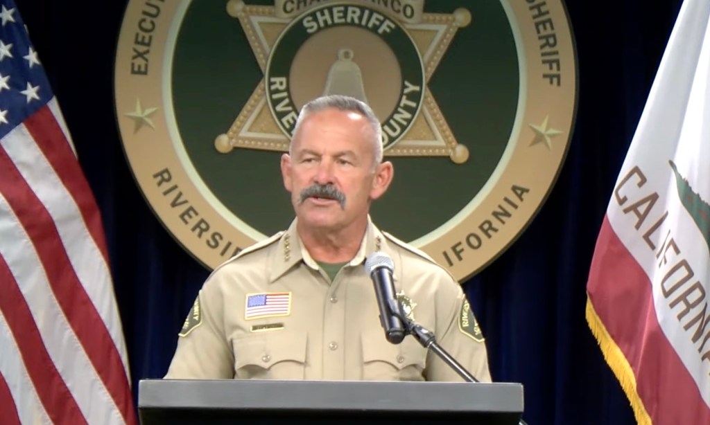 Riverside County Sheriff Chad Bianco