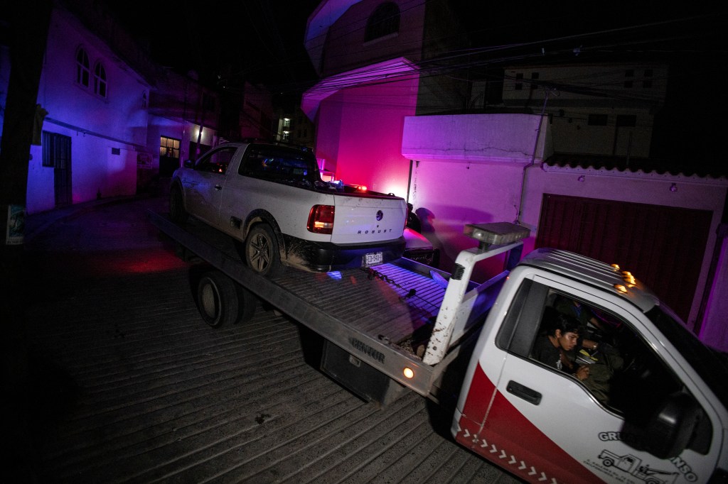 This is the vehicle where the remains of Mayor Arcos was found.