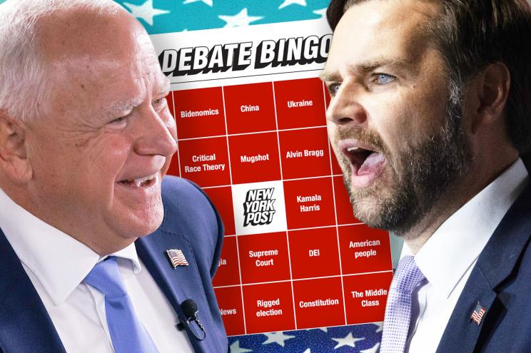 debate bingo card