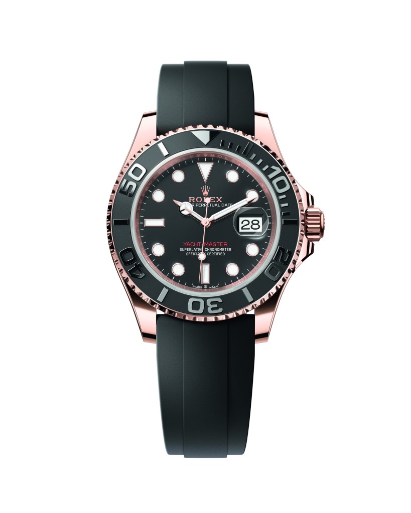 Rolex Oyster Perpetual Yacht-Master 40 watch in Everose gold offered at London Jewelers