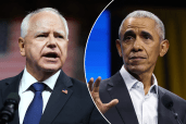 Minnesota Governor Tim Walz and former president Barack Obama stop in Madison, Wisconsin to hold a rally.