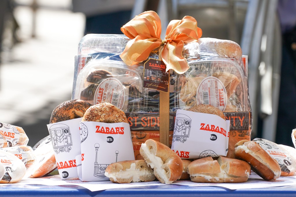 Zabar's and the MTA will celebrate a combined 210 years in business by passing out free treats to commuters this month.