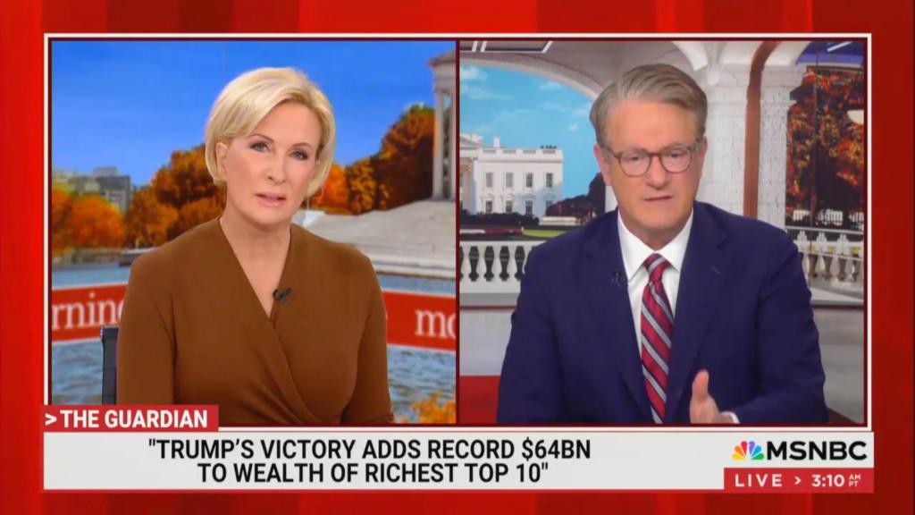 Mika Brzezinski and Joe Scarborough 