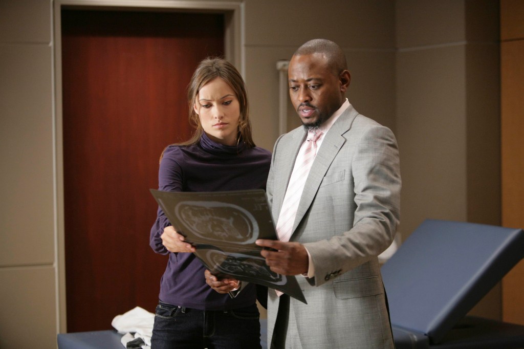 Olivia Wilde and Omar Epps in "House"