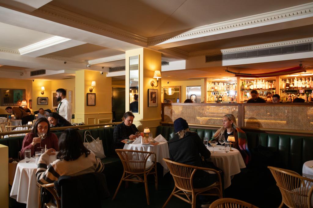 A view inside the American Bar located downtown.