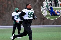 Jets veteran wants to finish out season despite bad hamstring