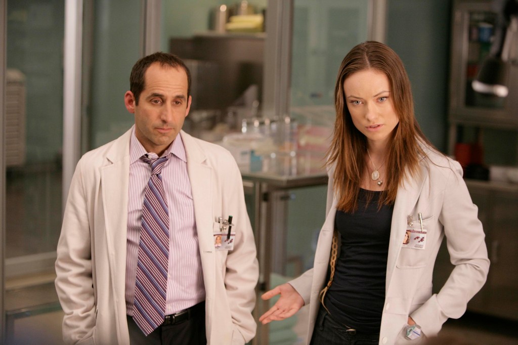 Peter Jacobson and Olivia Wilde in "House"