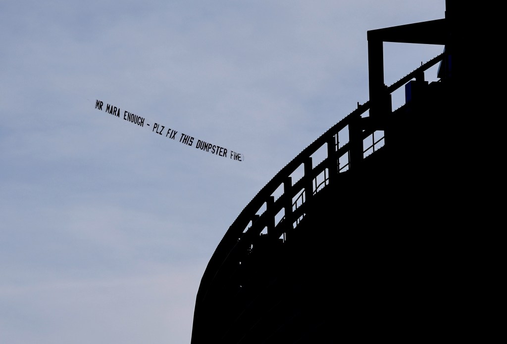 The first plane that flew over MetLife Stadium on Dec. 8.