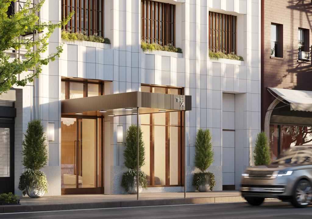 The building commands curb appeal.