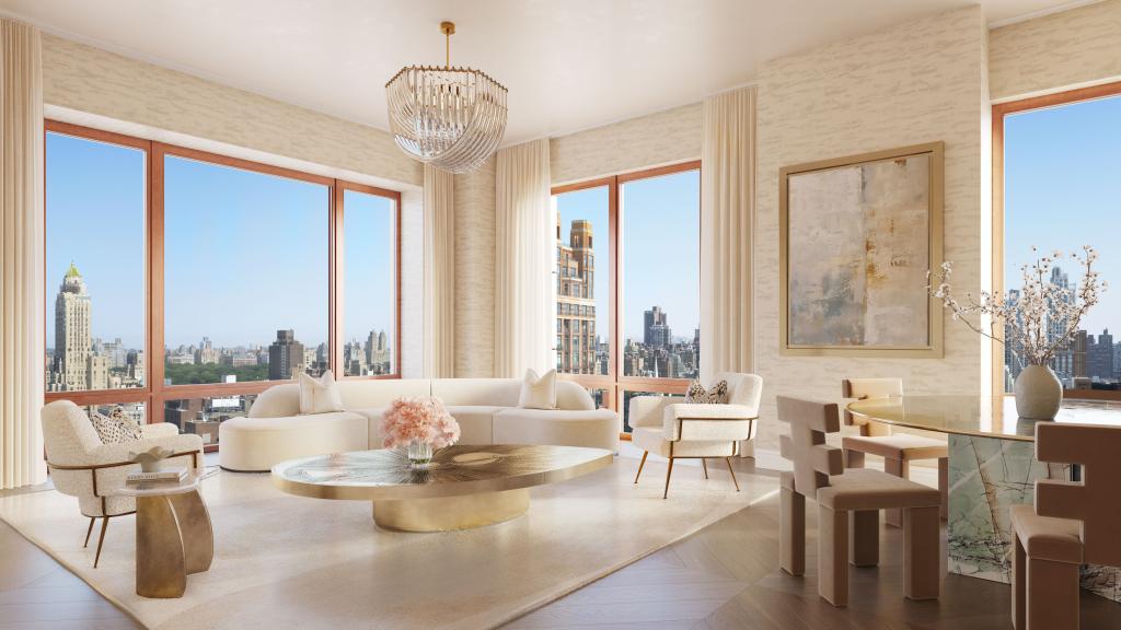 There, interiors are airy and bright thanks to light pouring in through large exposures.