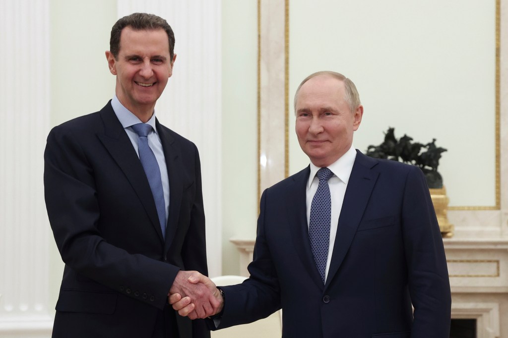 Bashar al-Assad, Vladimir Putin