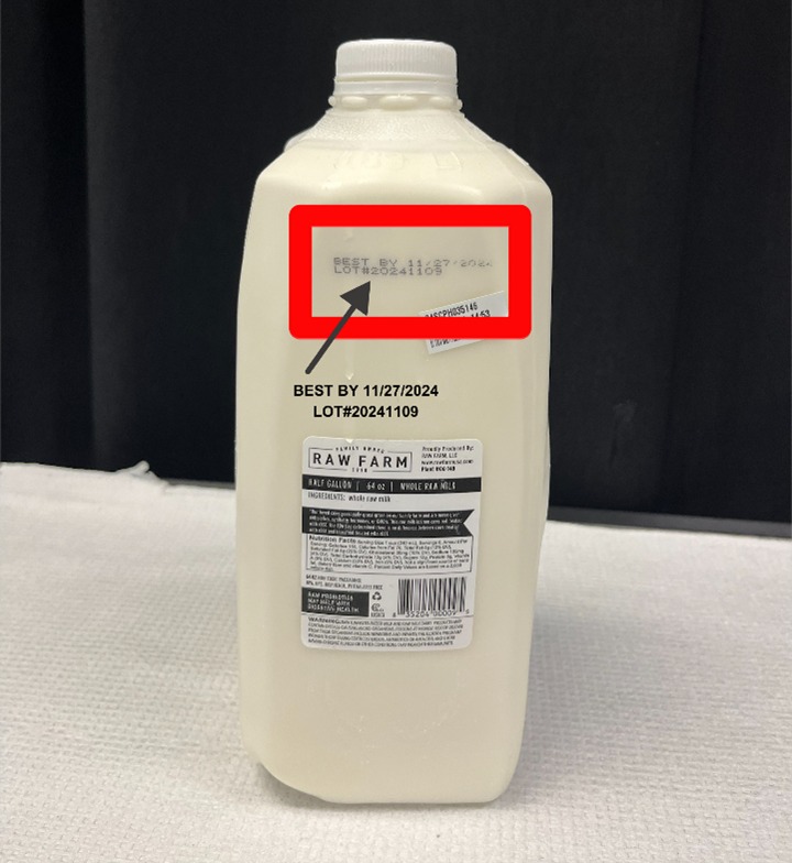 Raw Farm raw milk