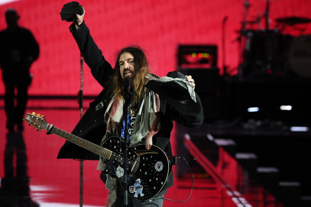 Billy Ray Cyrus performs during the Liberty Inaugural Ball where President Donald Trump is expected later in the evening on Jan. 20, 2025 in Washington, DC. 