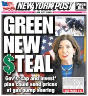 January 13, 2025 New York Post Front Cover