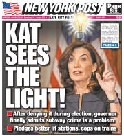 January 15, 2025 New York Post Front Cover