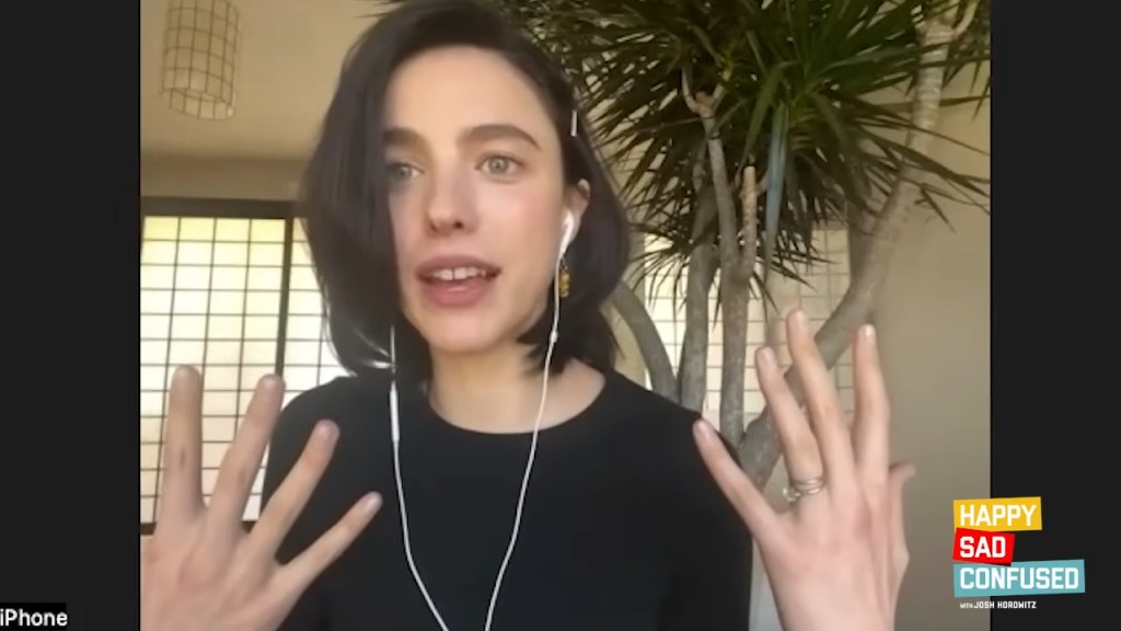 Margaret Qualley on the "Happy Sad Confused" podcast