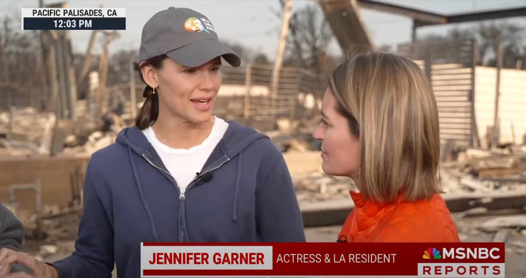 She was onsite, helping feed volunteers and firefighters.