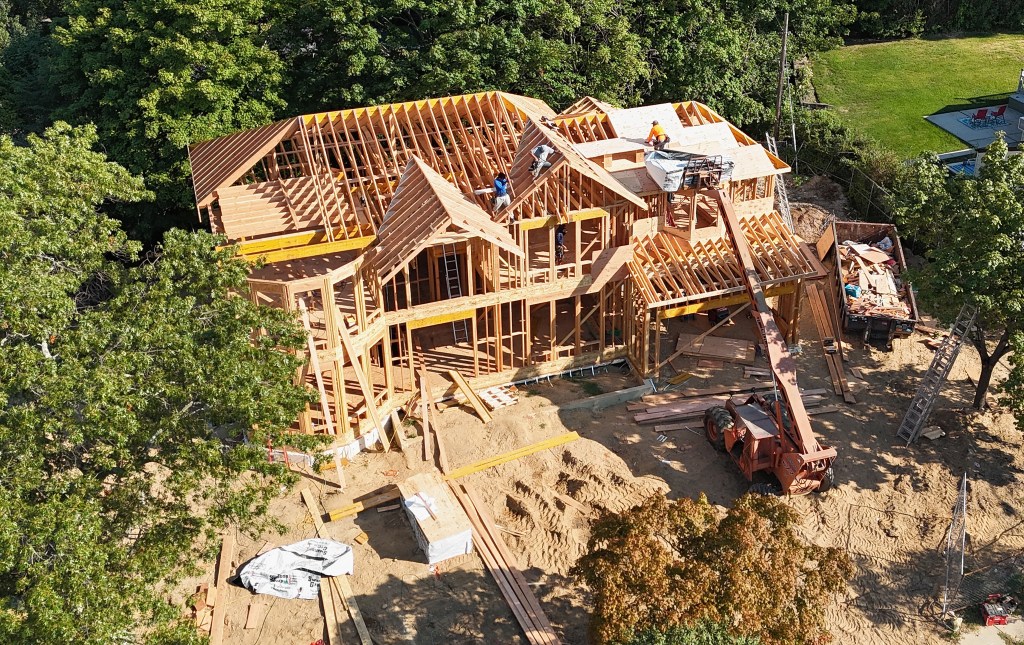 photo of newly constructed home