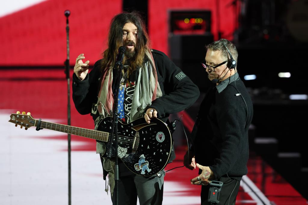 Billy Ray on stage at the Liberty Ball on Jan. 20