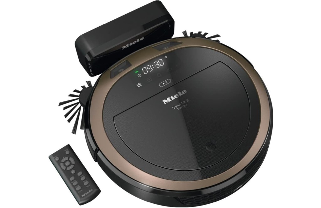 A robotic vacuum cleaner with remote control