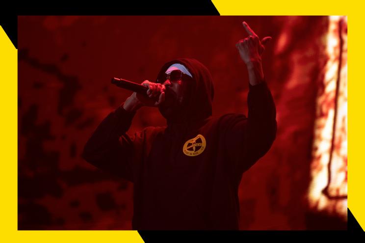 Wu-Tang Clan member RZA performs in concert.